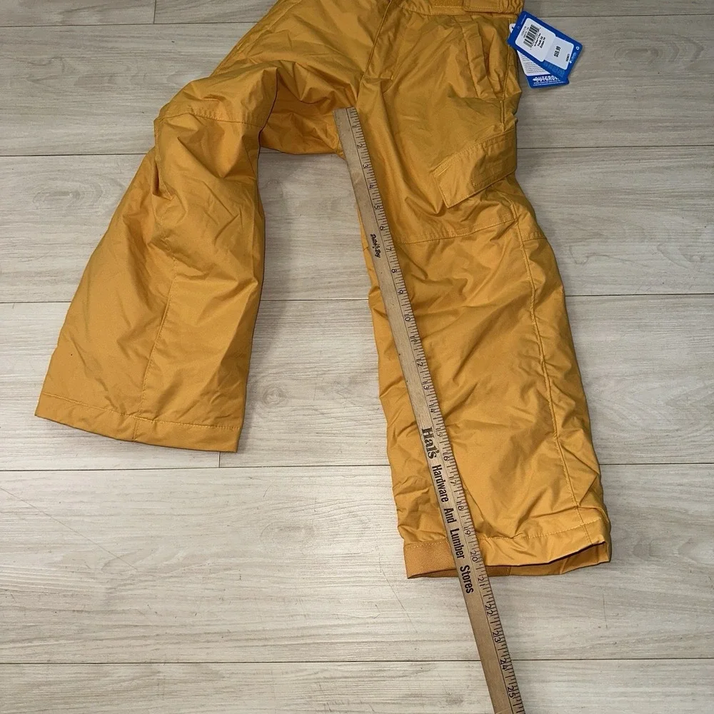 NEW Columbia Snow Pants Kids‎ Size XS Yellow Starchaser Peak Waterproof Ski Snow